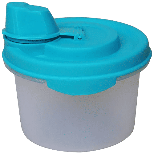 Princeware Easy Pour Package Container - Plastic, Leak Proof, BPA Free, Blue, 225 ml (1 pc)