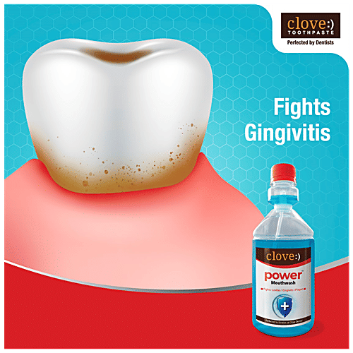 Buy Clove Power AntiCavity Mouthwash For Gingivitis & Plaque, Oral Health Online at Best Price