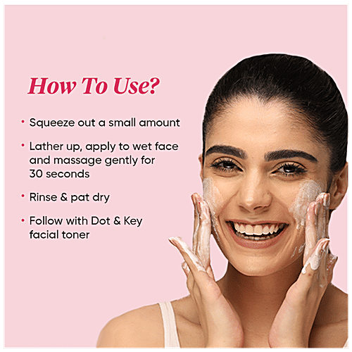 Buy Dot & Key Watermelon Super Glow Facial Gel Cleanser Visibly