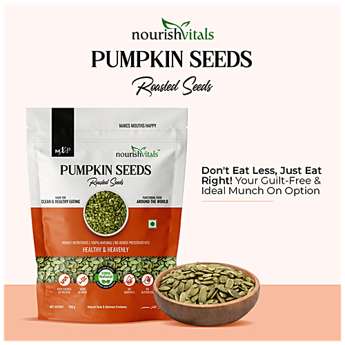 Buy Nourishvitals Pumpkin Seeds Roasted, Rich Source of Protein