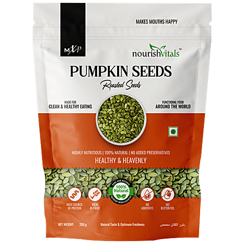 Buy Nourishvitals Pumpkin Seeds Roasted, Rich Source of Protein