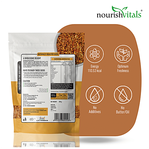 Buy Nourishvitals Barbeque Sunflower Roasted Seeds Antioxidant Mix