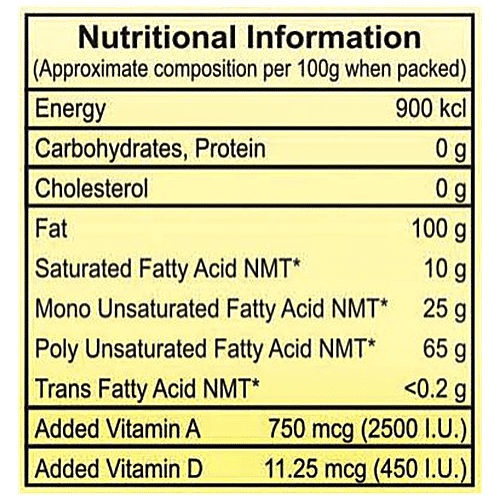 Rani  Refined Sunflower Oil, 15 L Tin 