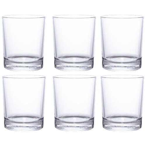 Roxx Whiskey Glasses - Atlantic, 335 ml (Set of 6) 
