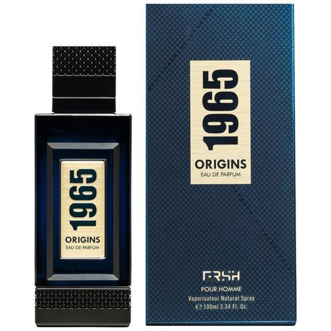 FRSH 1965 Origins Eau De Parfum - Long Lasting Fragrance, For Men, 100 ml 