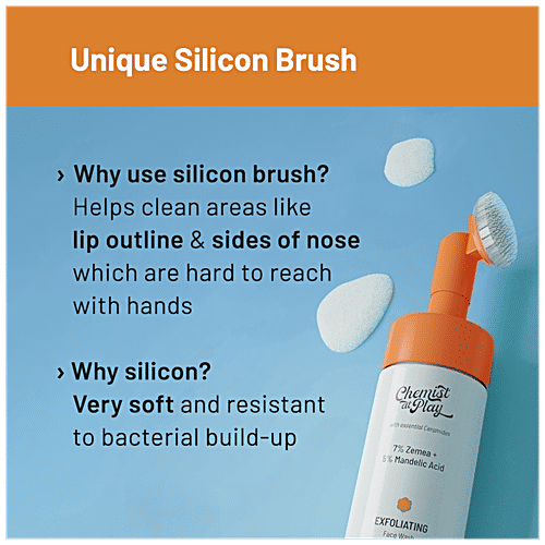 Chemist At Play Exfoliating Face Wash - Removes Dead Skin Gently, 100 ml