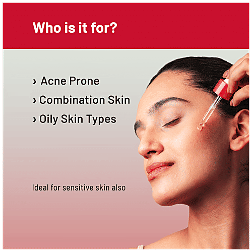 Chemist At Play Acne Control Face Serum - Cleans Pores, Reduces Breakouts, 30 ml