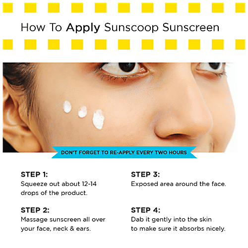 Buy SunScoop Fluid Sunscreen SPF 60, No White Cast, Non Comedogenic