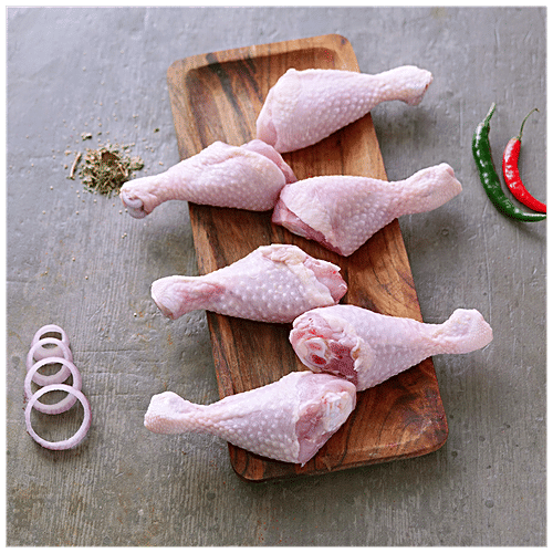 fresho! Chicken Drumstick Without Skin, 900 g (8-14 pcs) 