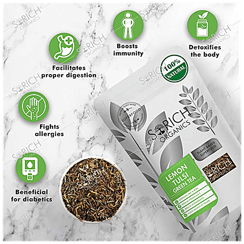 Buy Sorich Organics Lemon Tulsi Green Tea Rich In Antioxidants