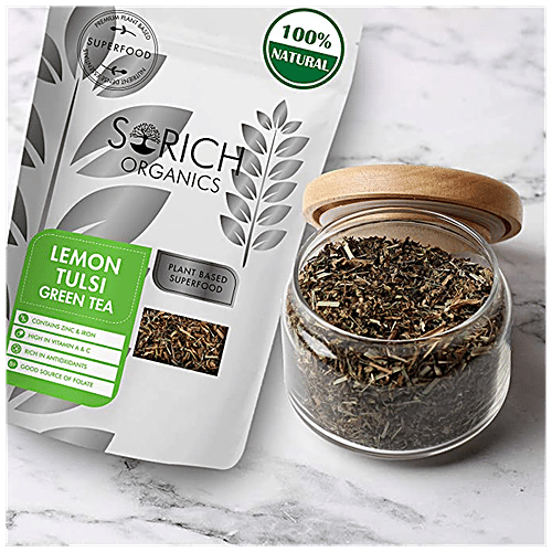 Buy Sorich Organics Lemon Tulsi Green Tea Rich In Antioxidants