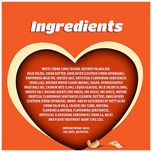 Sunfeast Mom's Magic Cashew Fills, Centre-Filled Cookies With Cashew & Molten Crème - Tea-Time Snack, 75 g Pouch