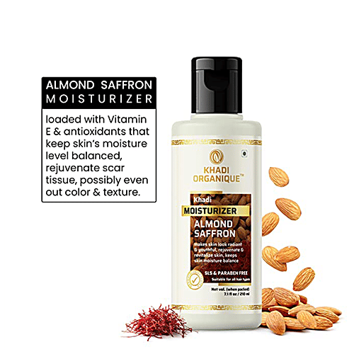 Buy Khadi Organique Almond Saffron Herbal Moisturizer Rejuvenate