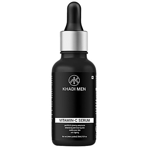 Buy Khadi Men Vitamin C Face Serum With Hyaluronic Acid, For Glowing
