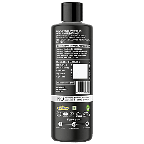 Buy Khadi Men Activated Charcoal Body Wash Deeply Cleans Pores