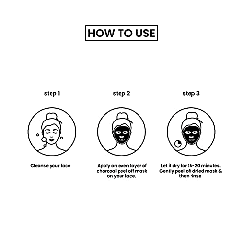 Khadi Organique Activated Charcoal Peel Off Mask Remove Dead Skin