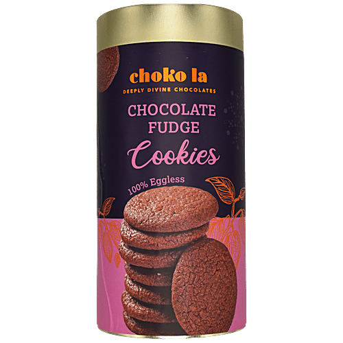 Buy Chokola Chocolate Fudge Cookies 100 Eggless, Rich, Crispy