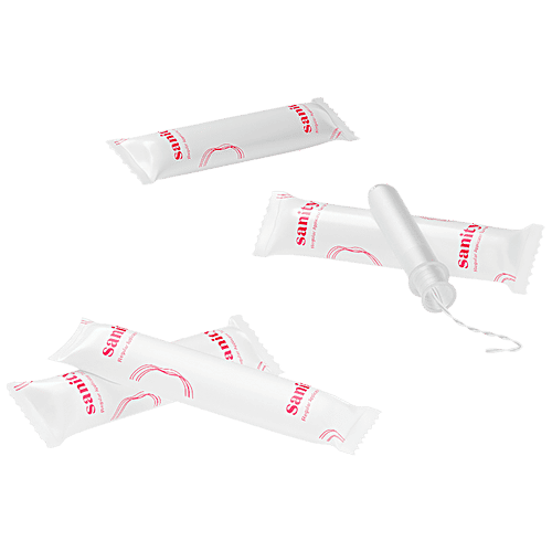 Buy Sanity Regular Applicator Tampons Safe, Comfortable, Leak Proof
