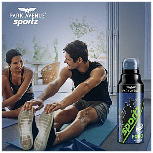 Park Avenue Sportz Force Deodorant - Citrus Kick, Odor Netraliser Effect, 150 ml  