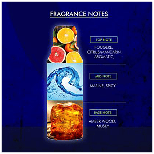 Park Avenue Sportz Force Deodorant - Citrus Kick, Odor Netraliser Effect, 150 ml  