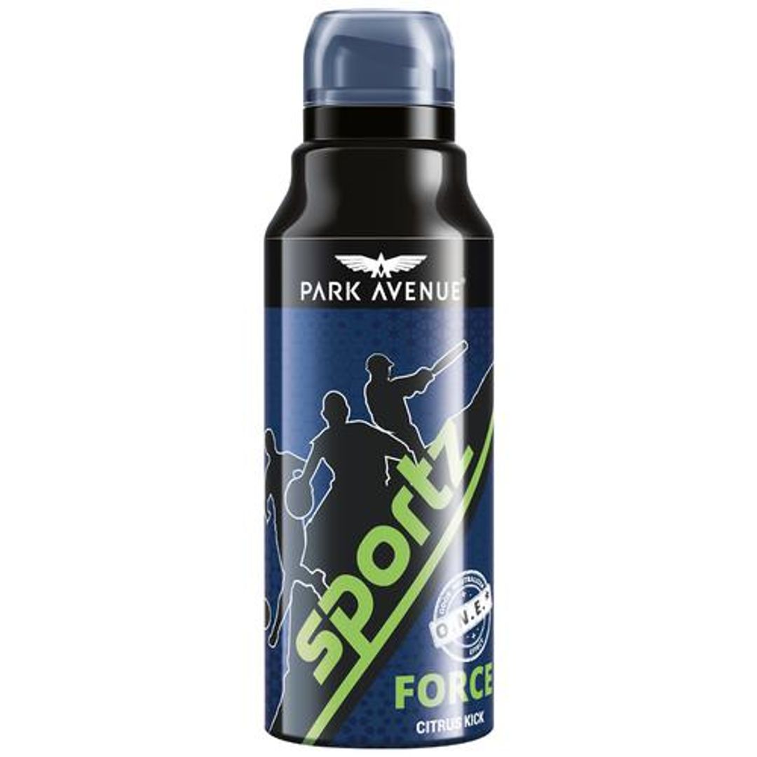Park Avenue Sportz Force Deodorant - Citrus Kick, Odor Netraliser Effect, 150 ml 