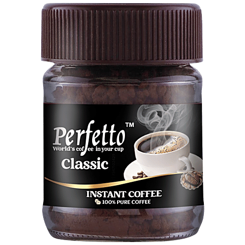 Buy Perfetto Instant Coffee - Classic, Intense Aroma, Rich Flavour