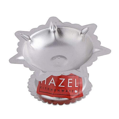 Hazel Stainless Steel Diya Deluxe - Beautiful & Durable, Religious, 1 pc  