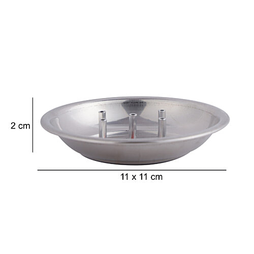 Hazel Agarbati Stainless Steel Plate Incense Stick Holder - 5 Holes, For Meditative & Peaceful Ambience, 1 pc  Meditative Ambience
 Peaceful Atmosphere