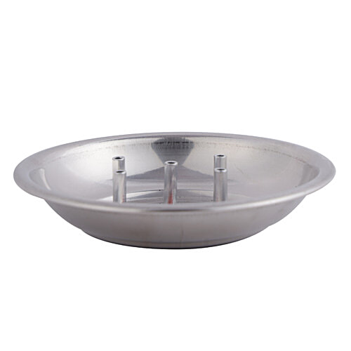 Hazel Agarbati Stainless Steel Plate Incense Stick Holder - 5 Holes, For Meditative & Peaceful Ambience, 1 pc  Meditative Ambience
 Peaceful Atmosphere