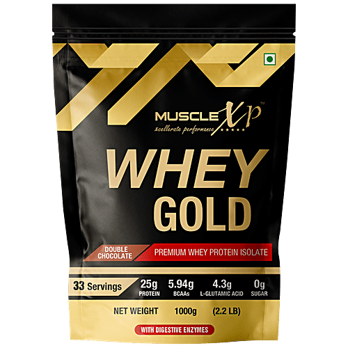 Buy MuscleXP Whey Gold Premium Protein Isolate With Digestive Enzymes