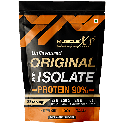 Buy MuscleXP Original Whey Isolate Protein 90 With Digestive Enzyme