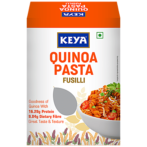 Keya Quinoa Fusilli Pasta - Healthy, Rich In Protein & Dietary Fibre, 450 g Box 