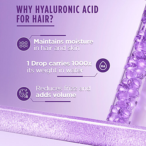 L'Oreal Paris Hyaluron Moisture 72H Hydra Filling Night Cream - Leave In Hair Cream, For Dehydrated Hair, 180 ml  