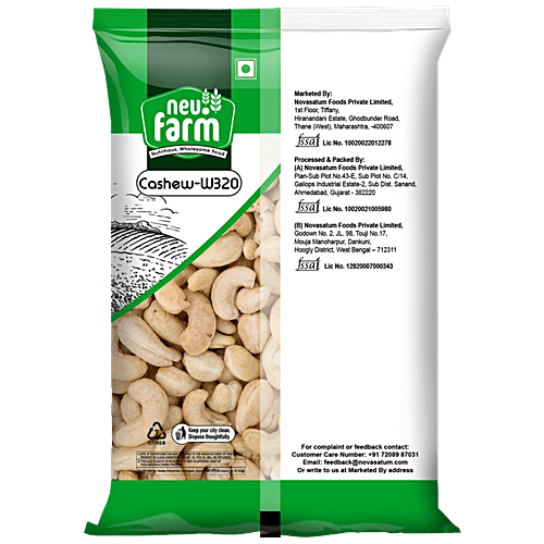 neu.farm Cashew/Kaju W320 - Medium, Wholesome, Nutritious, 200 g  