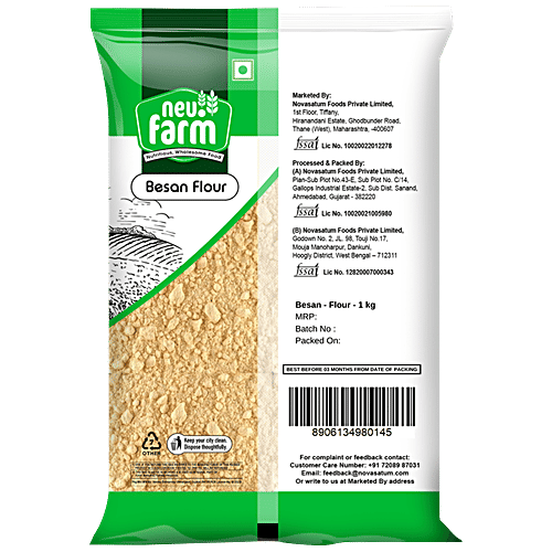 neu.farm Gram/ Besan Flour - Nutritious, 1 kg