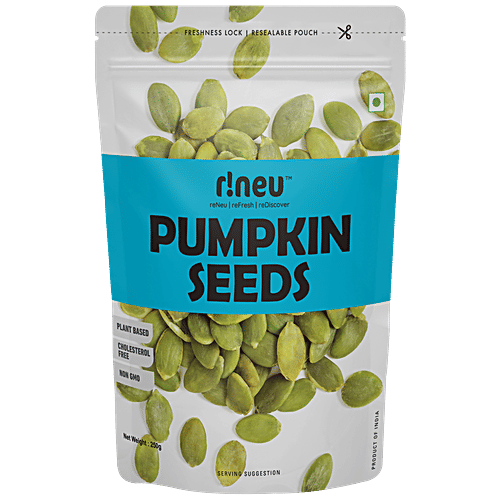 Buy r!neu Pumpkin Seeds Plain CholesterolFree Online at Best Price