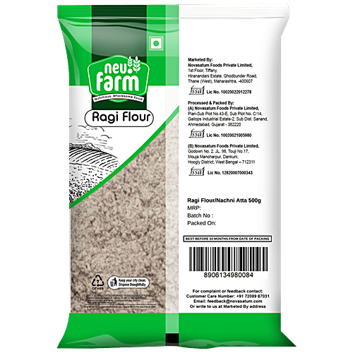 Buy neu.farm Ragi Flour/Nachni Atta Rich In Dietary Fibre Online at