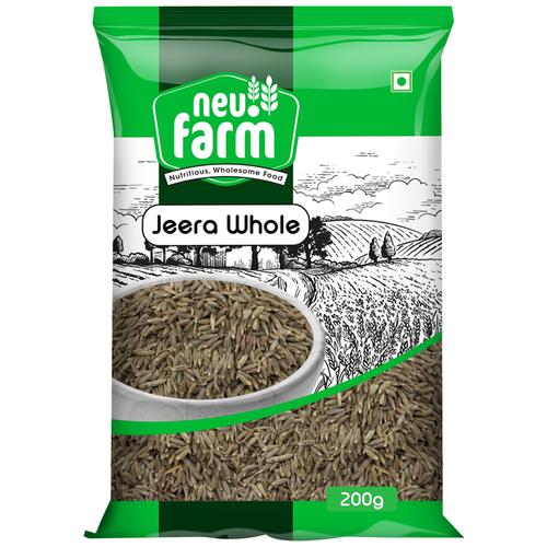 neu.farm Cumin / Jeera Whole - Enhances Flavour, 200 g  