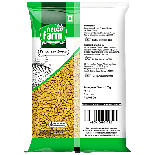 Buy neu.farm Fenugreek Seeds / Methi Promotes Digestion Online at