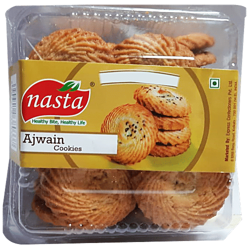 Buy Nasta Ajwain Cookies Premium, Light, Crispy & Crunchy Online at