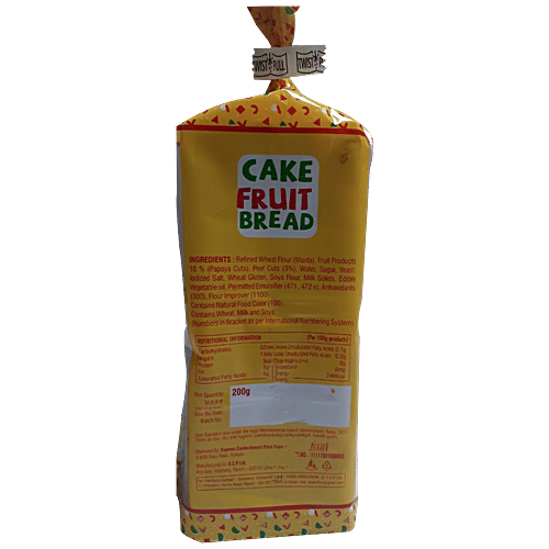 Nasta Cake Fruit Bread - Soft & Sweet, Fresh & Healthy, 200 g