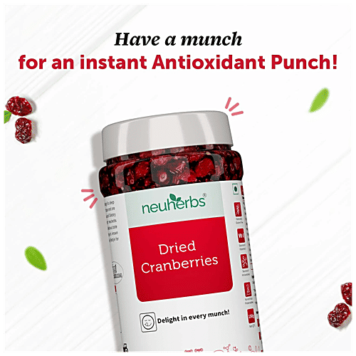 Buy Neuherbs Dried Cranberries High In Antioxidants & Fibre, Healthy