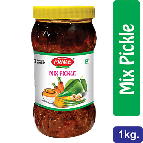 Buy Prime Mix Pickle No Onion No Garlic, Flavourful, Intense Aroma