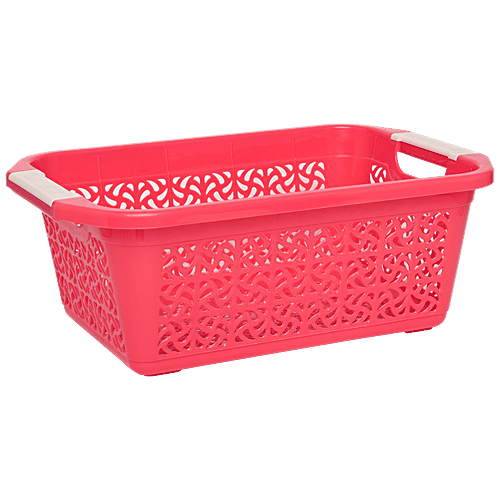 Buy Asian Ideal Basket Plastic, Medium, Nested, Assorted Colour, High