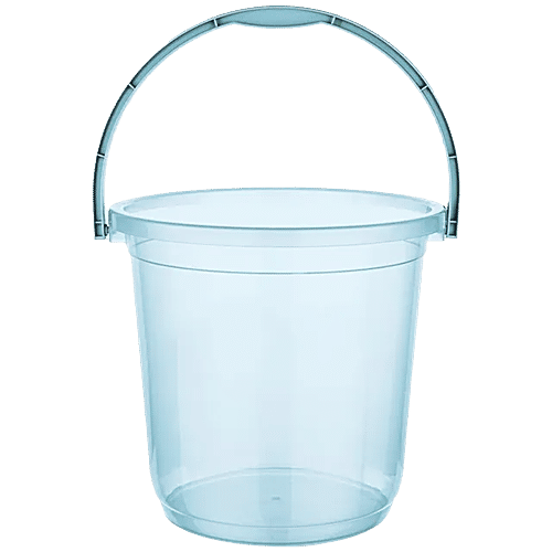 Buy Asian Century Bucket Plastic, Transparent, Blue, High Quality