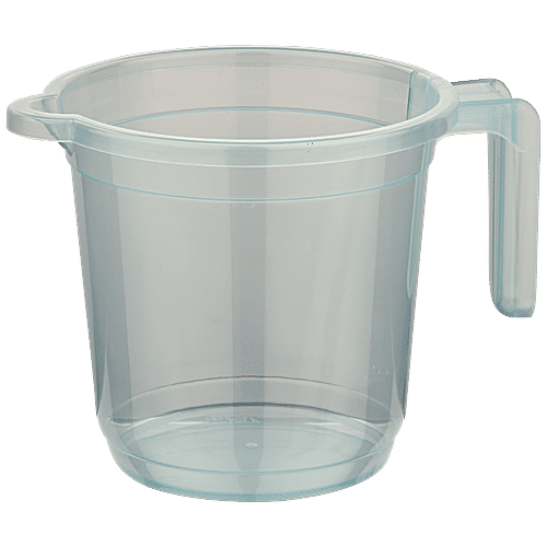 Asian Century Mug - Without Foil, Transparent, Blue, Plastic, High Quality, Sturdy, 1.5 L