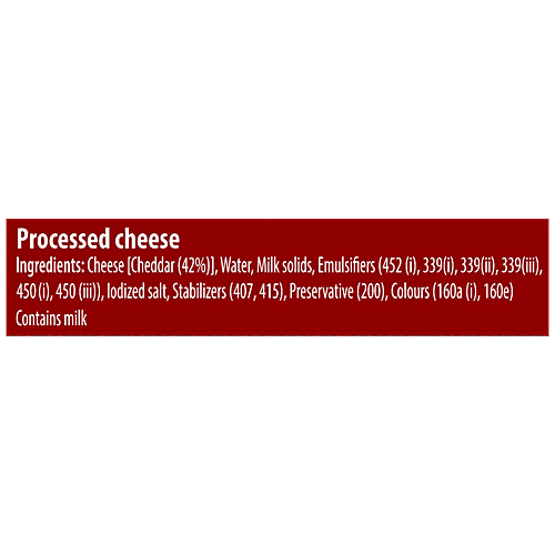 Buy PRESIDENT Cheddar Cheese Slice Processed, Source Of Calcium