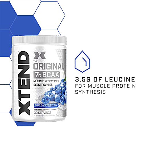 Scivation Xtend BCAA 7 g - Blue Raspberry, 30 Serving, For Athletes & Gym Freaks, 420 g