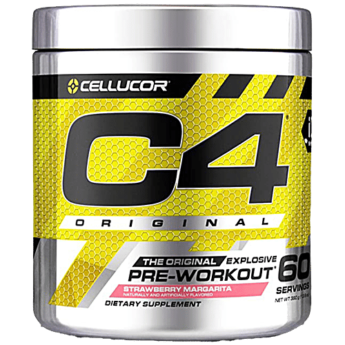 Cellucor C4 Original Explosive Pre-Workout Dietary Supplement - Strawberry Margarita, 60 Servings, 360 g