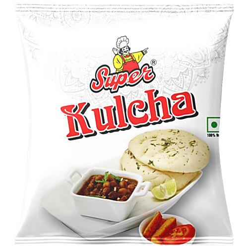 Super Kulcha Bread - Fresh & Soft, Vegetarian, 150 g (2 pcs) 